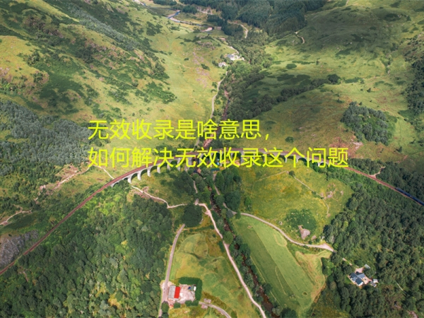無效收錄是啥意思，如何解決無效收錄這個問題